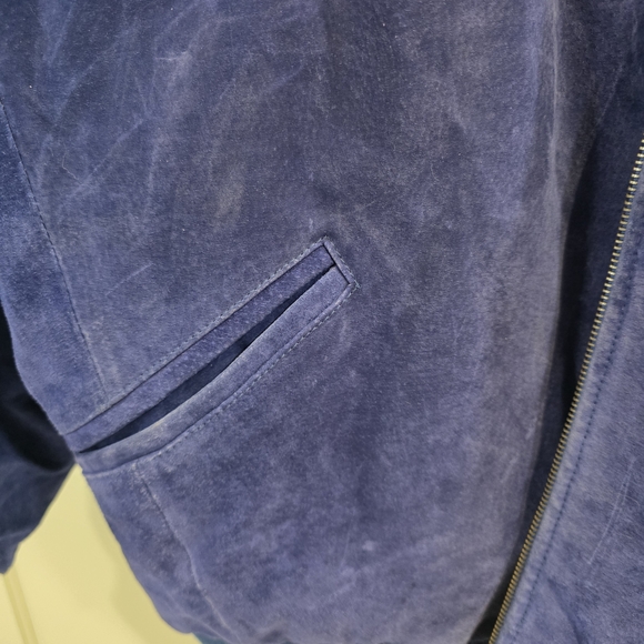 Vintage 90s Florida University Gators Reversible Suede / Nylon Varsity Jacket L - Picture 4 of 15